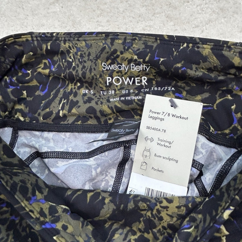 Sweaty Betty Power Leggings Women's 6 Training Sculpting Stretch Pockets - Picture 8 of 8